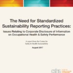 CSHS study supports standardization of sustainability reporting to improve workplace safety